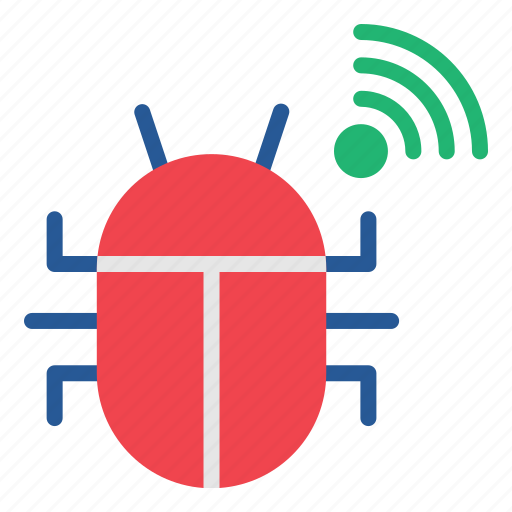 Bug, virus, internet, of, things, iot, wifi icon - Download on Iconfinder