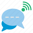 chat, message, internet, of, things, iot, wifi