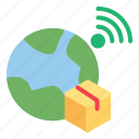 delivery, worldwide, internet, of, things, iot, wifi