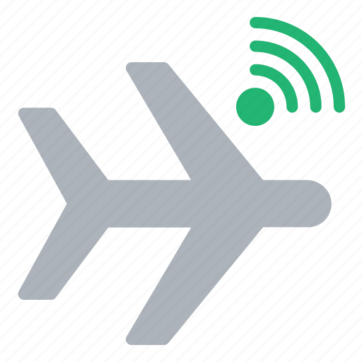 Plane, airplane, internet, of, things, iot, wifi icon - Download on Iconfinder