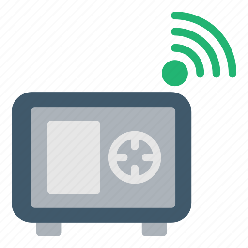 Safe, vault, internet, of, things, iot, wifi icon - Download on Iconfinder