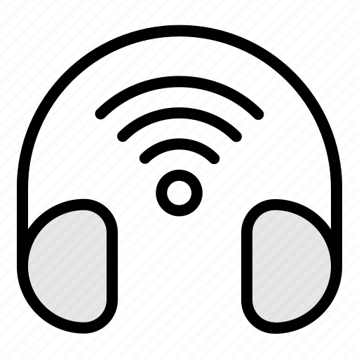 Headphone, headset, internet, of, things, iot, wifi icon - Download on Iconfinder