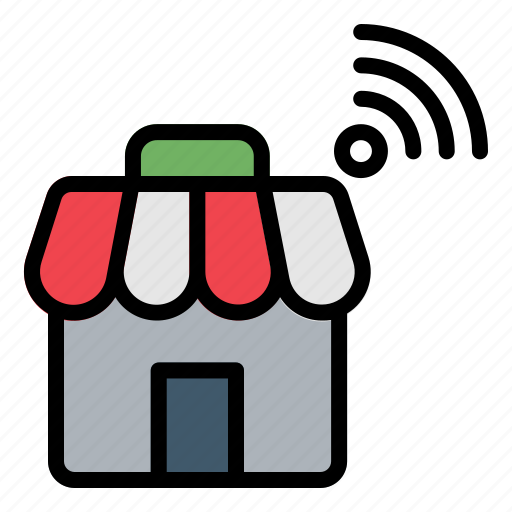 Store, shop, internet, of, things, iot, wifi icon - Download on Iconfinder