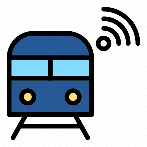 Train, subway, internet, of, things, iot, wifi icon - Download on Iconfinder