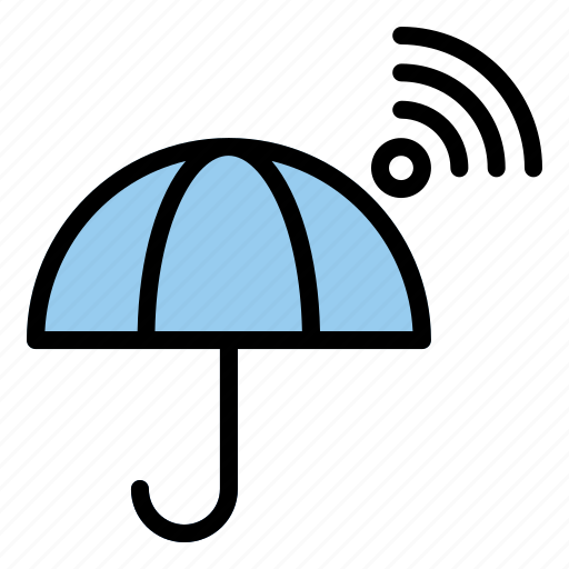Umbrella, protection, internet, of, things, iot, wifi icon - Download on Iconfinder