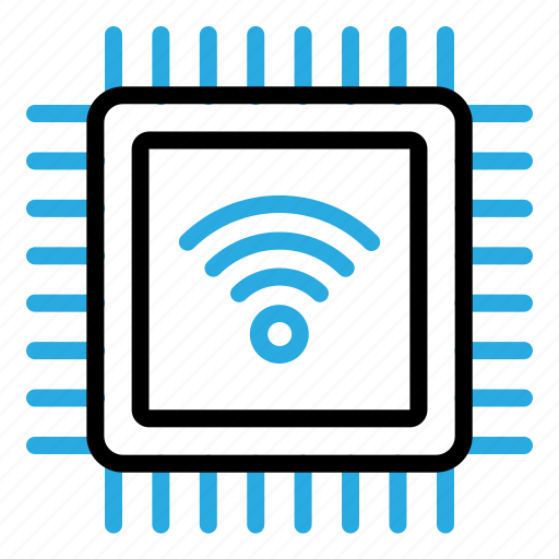 Processor, internet, of, things, iot, wifi icon - Download on Iconfinder