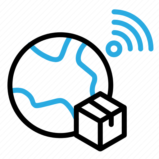 Delivery, worldwide, internet, of, things, iot, wifi icon - Download on Iconfinder