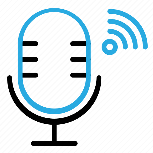 Microphone, internet, of, things, iot, wifi icon - Download on Iconfinder