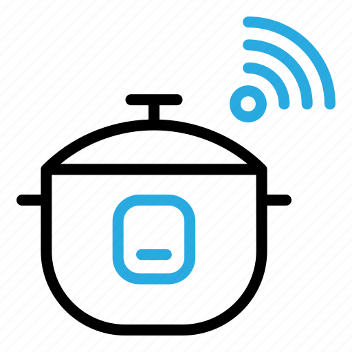 Pressure, cooker, internet, of, things, iot, wifi icon - Download on Iconfinder