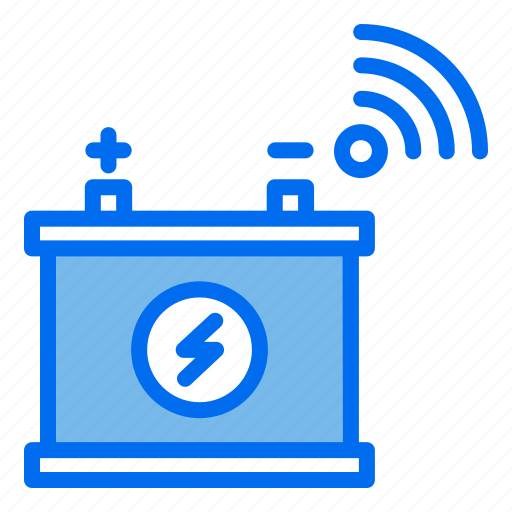 Battery, accumulator, internet, of, things, iot, wifi icon - Download on Iconfinder