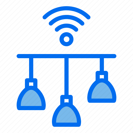 Candelier, lighting, internet, of, things, iot, wifi icon - Download on Iconfinder