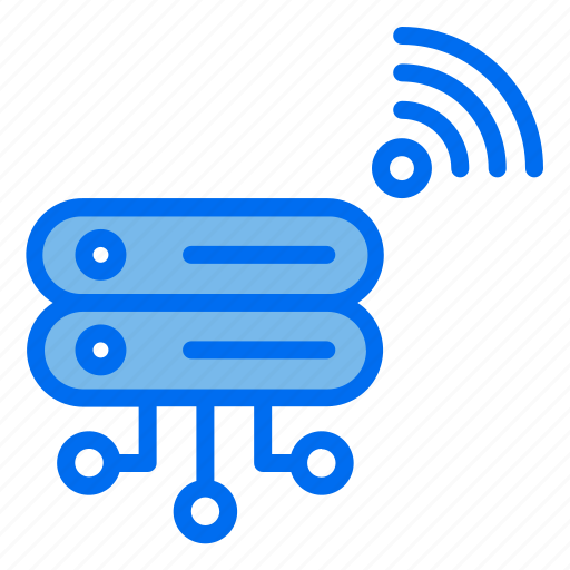 Server, database, internet, of, things, iot, wifi icon - Download on Iconfinder