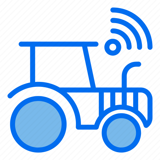 Tractor, machine, internet, of, things, iot, wifi icon - Download on Iconfinder