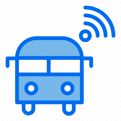 Bus, internet, of, things, iot, wifi icon - Download on Iconfinder