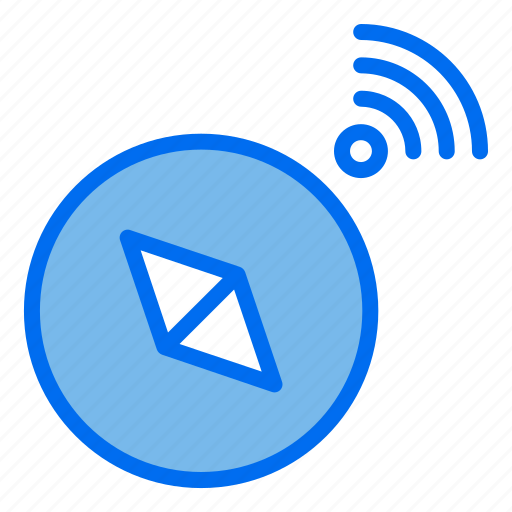 Compass, navigation, internet, of, things, iot, wifi icon - Download on Iconfinder
