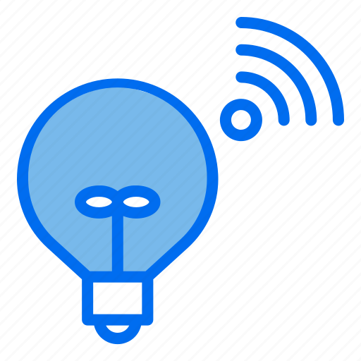 Lamp, internet, of, things, iot, wifi icon - Download on Iconfinder