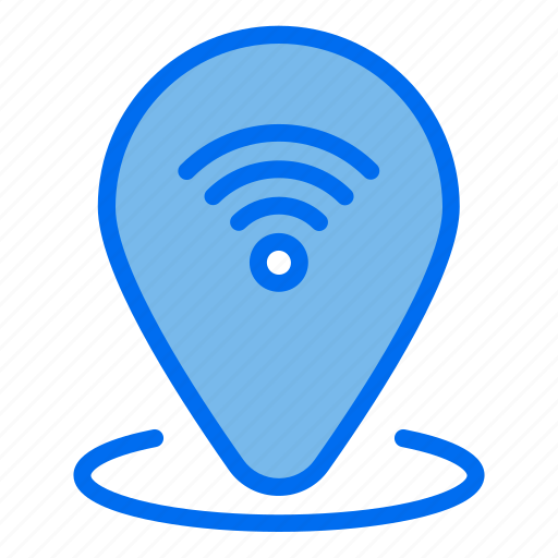 Pin, location, internet, of, things, iot, wifi icon - Download on Iconfinder