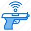pistol, weapon, internet, of, things, iot, wifi 