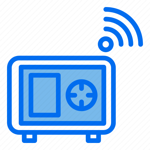 Safe, vault, internet, of, things, iot, wifi icon - Download on Iconfinder