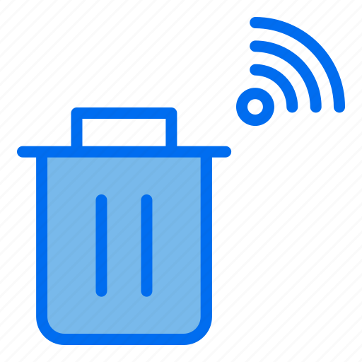 Trash, delet, internet, of, things, iot, wifi icon - Download on Iconfinder