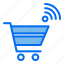 trolley, cart, internet, of, things, iot, wifi 