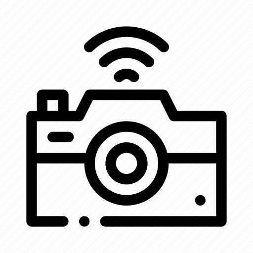 Camera, digital, photograph, wifi, signal, photo icon - Download on Iconfinder
