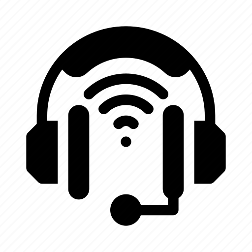 Headphones, earphones, sound, audio, signal icon - Download on Iconfinder