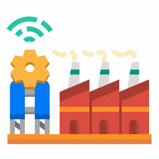 Factory, industry, manufactory, powerplant, smart icon - Download on Iconfinder