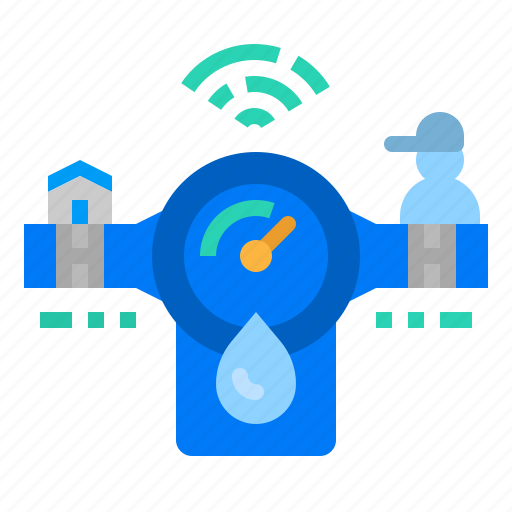 Electric, meter, metering, smart, water icon - Download on Iconfinder