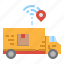 logistics, network, smart, transportation, truck 