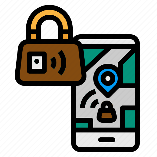Bag, gps, internet, sensor, tracking icon - Download on Iconfinder