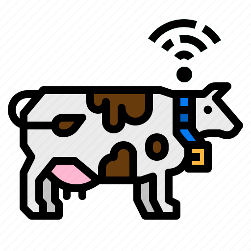 Animal, cow, feeding, sensor, tracking icon - Download on Iconfinder