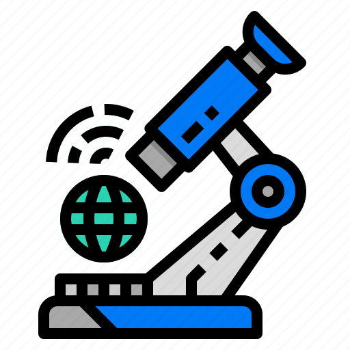 Develop, developed, developing, microscope, world icon - Download on Iconfinder