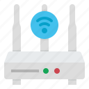 internet, modem, router, things, wifi
