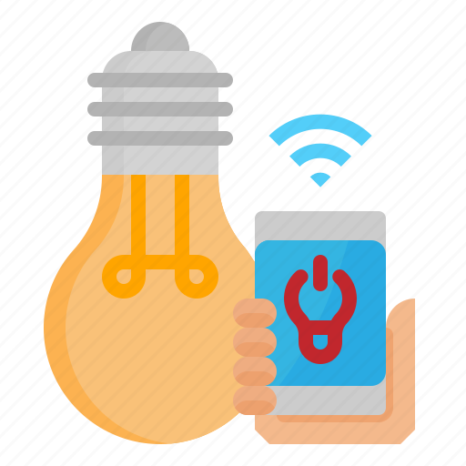 Bulb, internet, light, smart, smartphone, things icon - Download on Iconfinder
