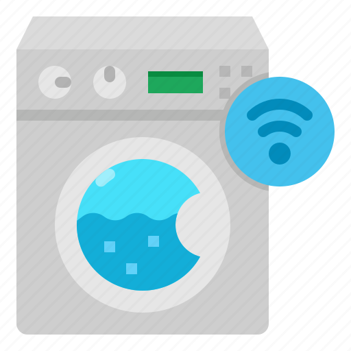 Internet, machine, smart, things, washing, wifi icon - Download on Iconfinder