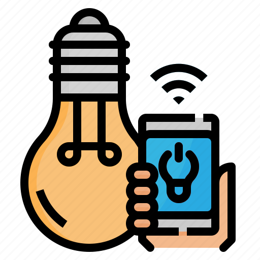 Bulb, internet, light, smart, smartphone, things icon - Download on Iconfinder