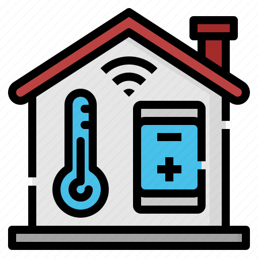 Home, internet, smart, thermometer, things icon - Download on Iconfinder
