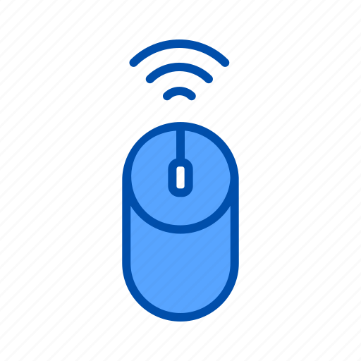 Computer mouse, mouse, wifi, wireless icon - Download on Iconfinder