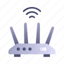 device, internet, router, signal, wifi