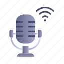 microphone, music, podcast, record, wifi