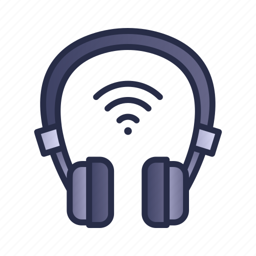 Earphones, headphones, music, wifi, wireless icon - Download on Iconfinder