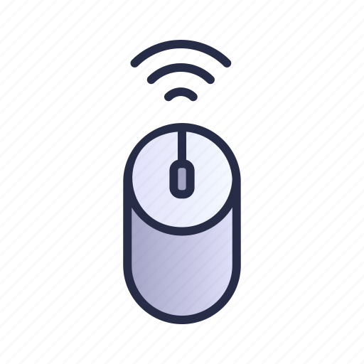 Computer mouse, mouse, wifi, wireless icon - Download on Iconfinder
