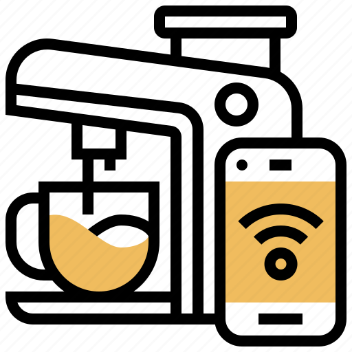 Coffee, control, espresso, machine, smart icon - Download on Iconfinder