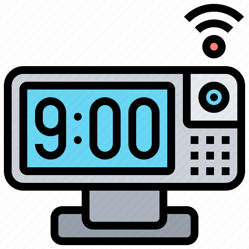 Alarm, clock, digital, time, watch icon - Download on Iconfinder