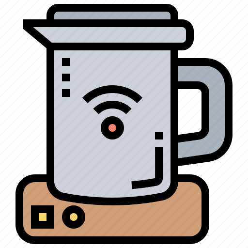 Boiler, electric, kettle, kitchen, water icon - Download on Iconfinder