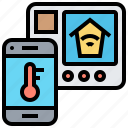 application, control, home, temperature, thermostat