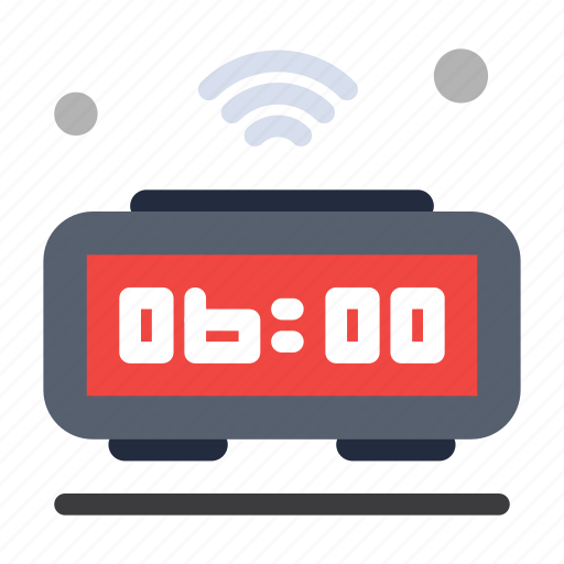 Alarm, clock, internet, iot, wifi icon - Download on Iconfinder