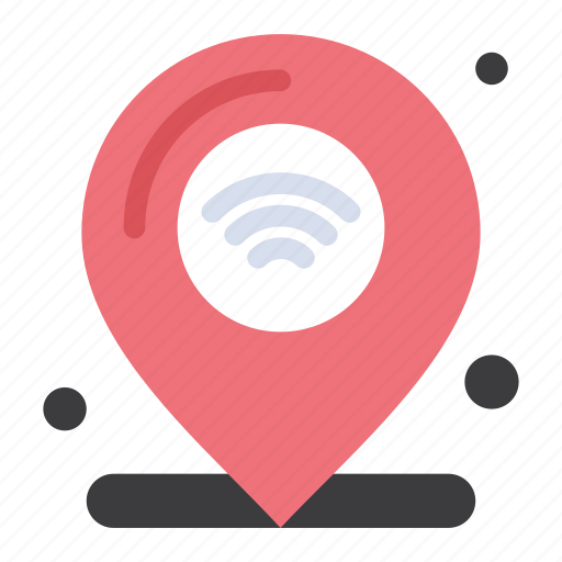Internet, iot, location, of, things, wifi icon - Download on Iconfinder