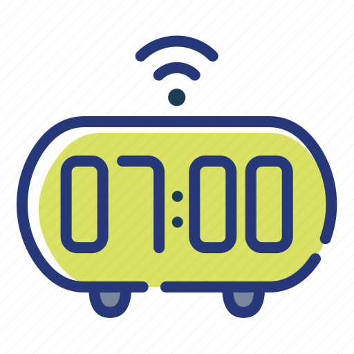 Smart, clock, alarm, time, digital, wifi icon - Download on Iconfinder